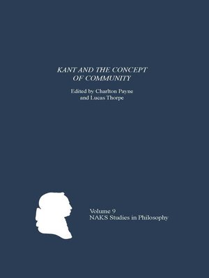 cover image of Kant and the Concept of Community